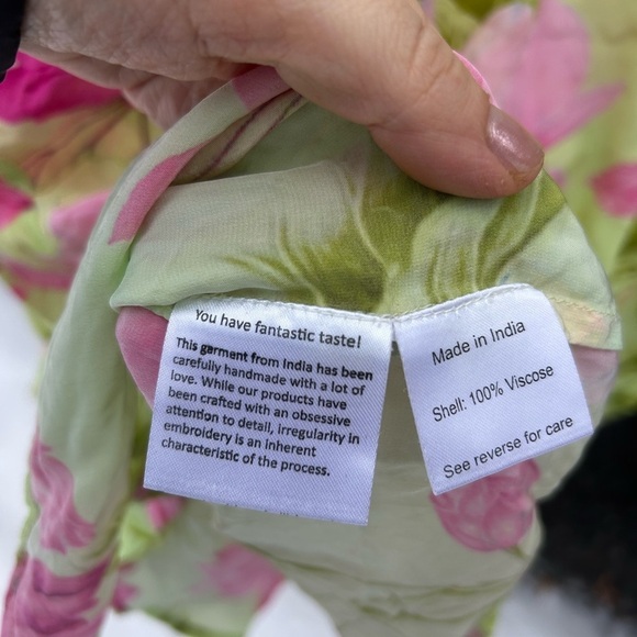 NWOT Rococo Sand Ren Button Up Top in Multi - Picture 5 of 8